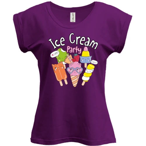 Футболка женская PANI Ice Cream Party