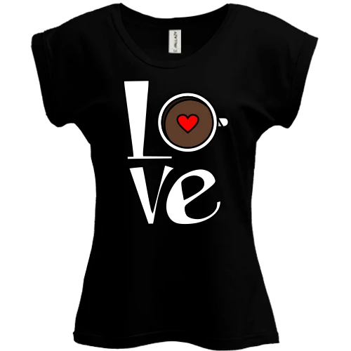 Футболка женская PANI Love Coffee