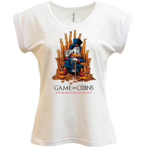 Футболка женская PANI Game of coins