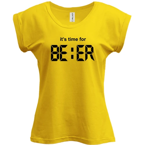 Футболка женская PANI It's time for Beer