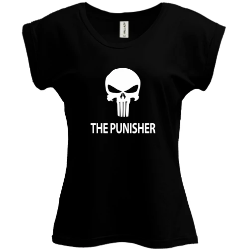 Футболка женская PANI, Синий, Punisher