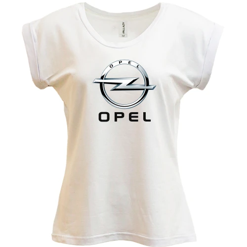Футболка женская PANI, Белый, Opel logo