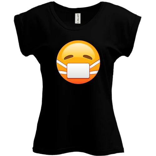 Футболка жіноча PANI Mask emoticon
