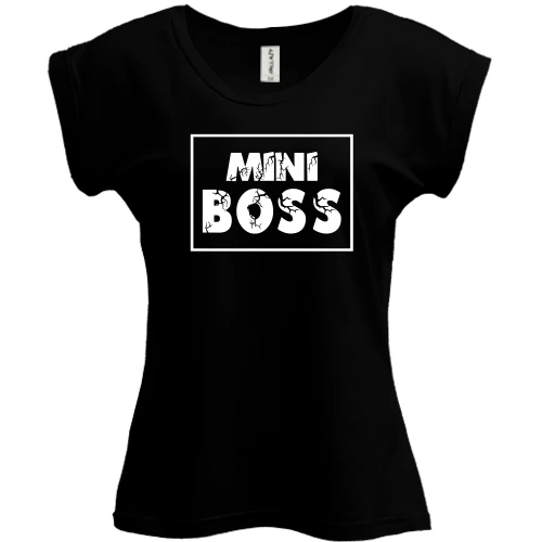 Футболка женская PANI, Черный, mini BOSS