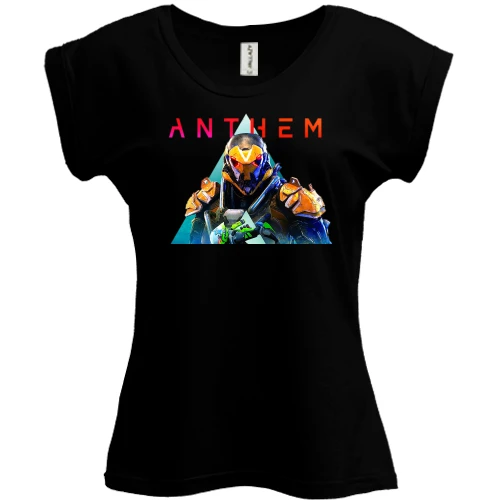 Футболка женская PANI, Черный, Anthem