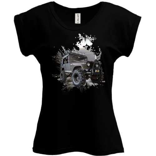 Футболка женская PANI Jeep Wrangler
