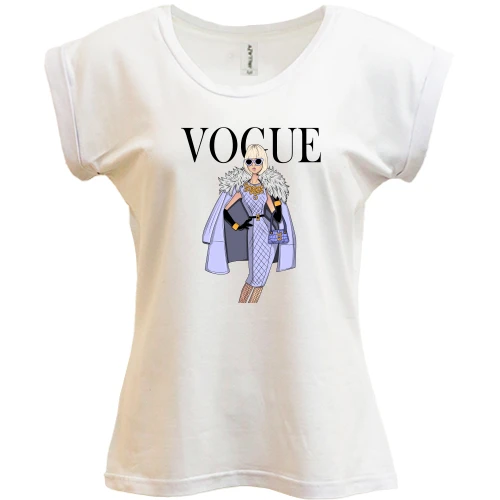 Футболка женская PANI, Белый, VOGUE blonde girl 3