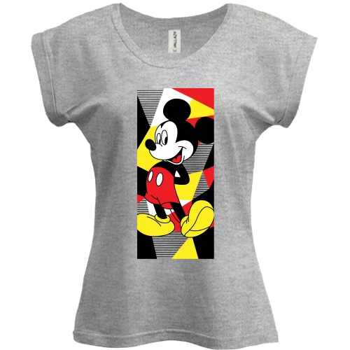 Футболка женская PANI Mickey mouse art
