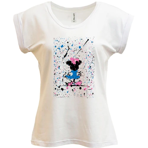 Футболка женская PANI Minnie Mouse paint atr