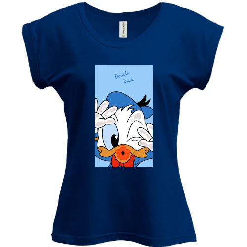 Футболка женская PANI, Синий, Donald duck baby