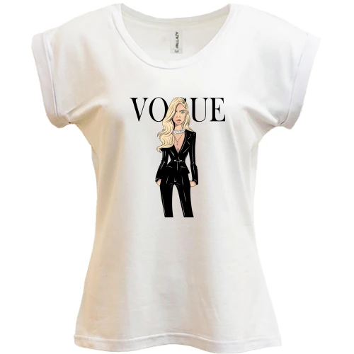 Футболка женская PANI, Белый, VOGUE Cara Delevingne.