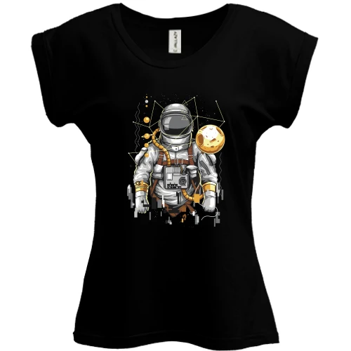 Футболка жіноча PANI Cosmonaut art