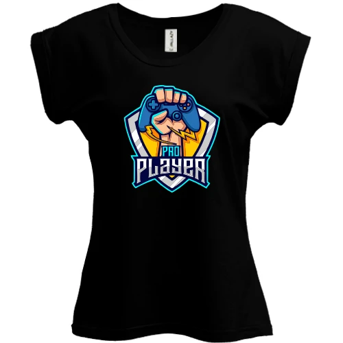 Футболка женская PANI, Черный, pro Player 2
