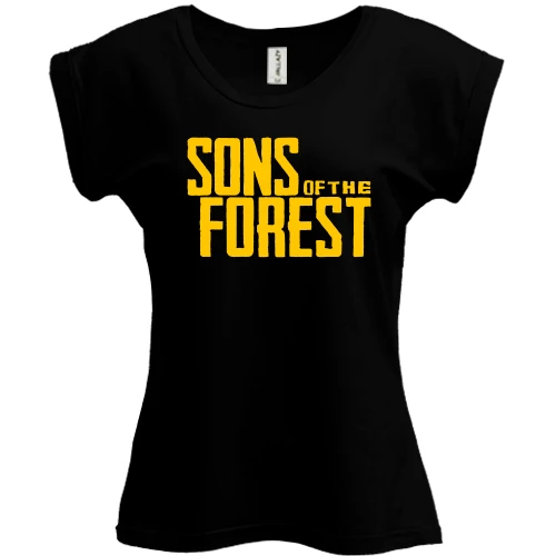 Футболка женская PANI, Черный, Sons of the Forest