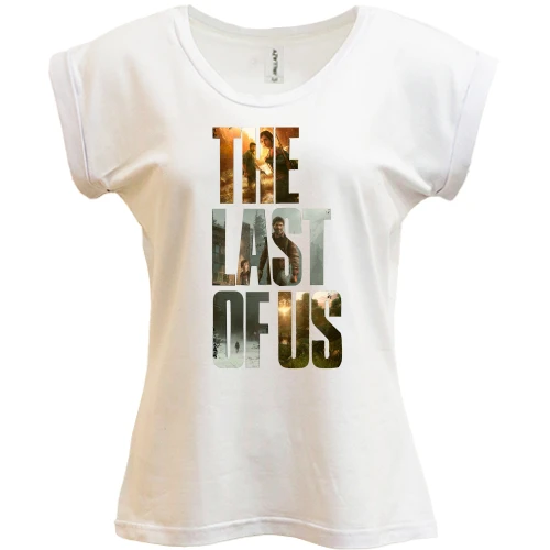 Футболка женская PANI, Белый, The Last of Us Logo