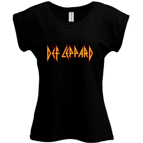 Футболка жіноча PANI, Чорний, Def Leppard 2
