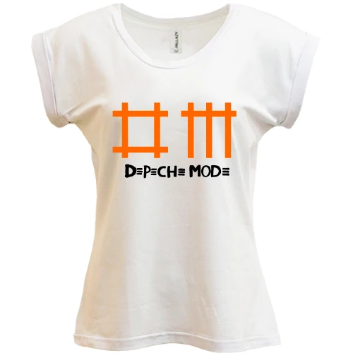 Футболка женская PANI, Белый, Depeche Mode (2)