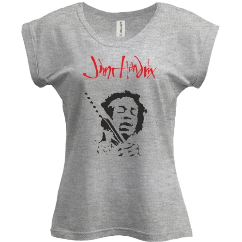 Футболка женская PANI, Белый, Jimi Hendrix