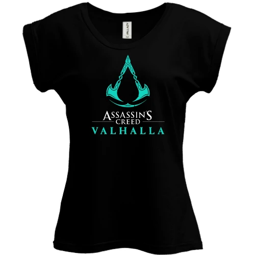 Футболка женская PANI, Черный, Assassin's Creed Valhalla