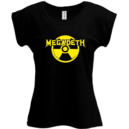 Футболка жіноча PANI, Чорний, Megadeth 2