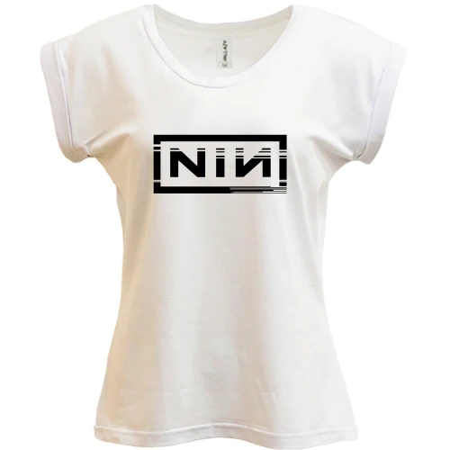Футболка женская PANI, Белый, Nine Inch Nails 2
