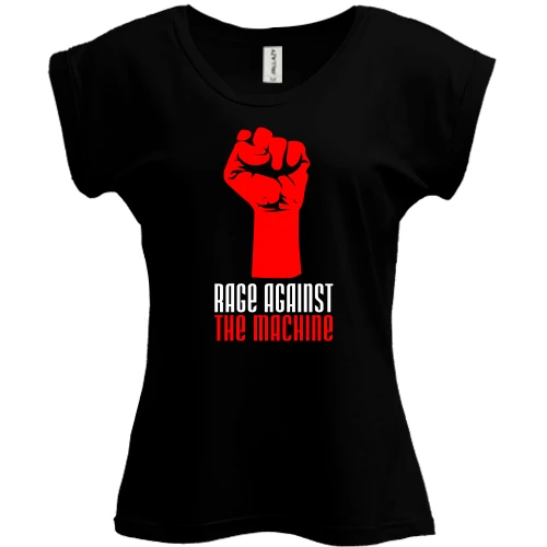 Футболка женская PANI, Черный, Rage Against the Machine