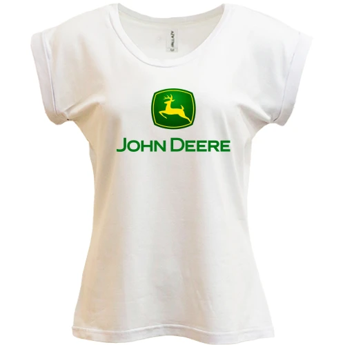 Футболка женская PANI, Белый, John Deere