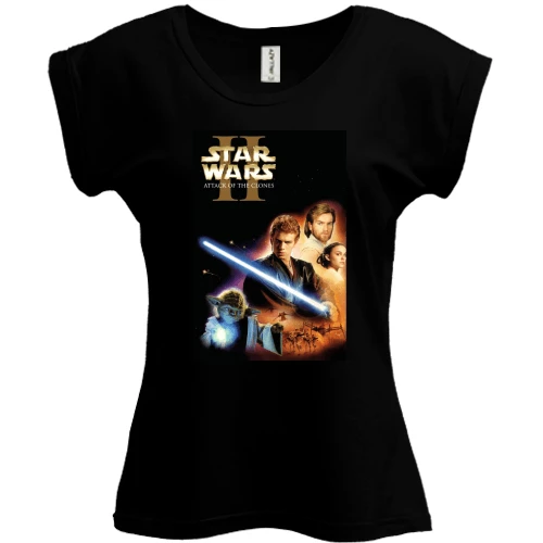 Футболка женская PANI, Черный, Star Wars 2 poster