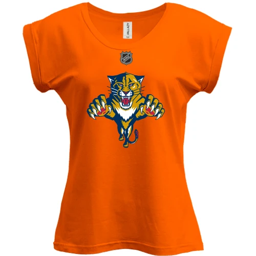Футболка женская PANI, Оранжевый, Florida Panthers