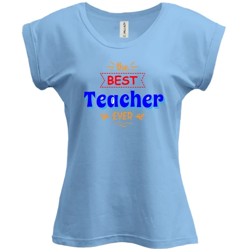 Футболка женская PANI the best teacher ever