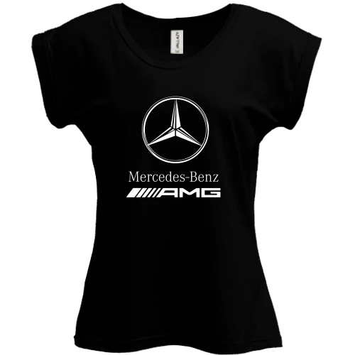 Футболка женская PANI, Черный, Mercedes-Benz AMG