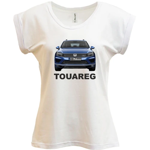 Футболка женская PANI, Белый, Volkswagen Touareg