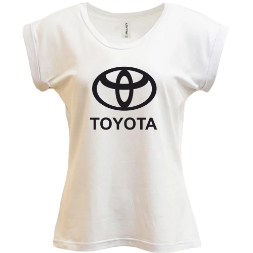 Футболка женская PANI, Белый, Toyota (лого)