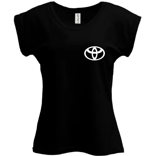 Футболка женская PANI, Черный, Toyota (мини)