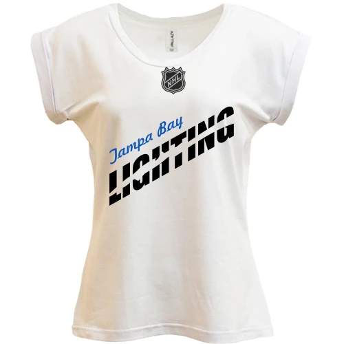 Футболка женская PANI, Белый, Tampa Bay Lightning 2