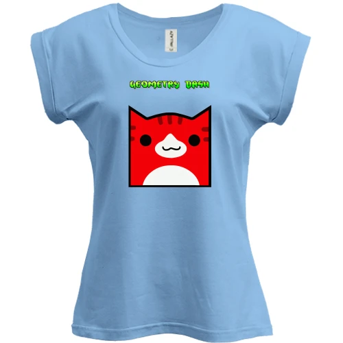Футболка женская PANI GEOMETRY DASH CAT SKIN
