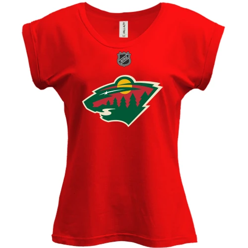Футболка жіноча PANI, Білий, Minnesota Wild (2)