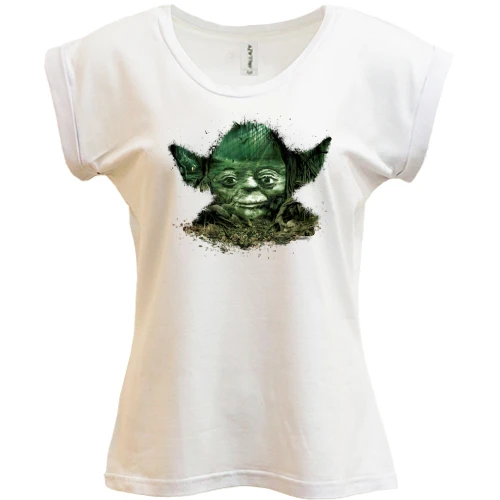 Футболка женская PANI, белый, Star Wars Identities (Yoda)