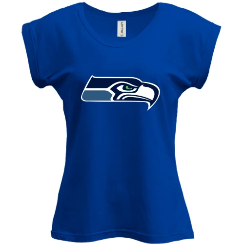 Футболка женская PANI, синий, Seattle Seahawks