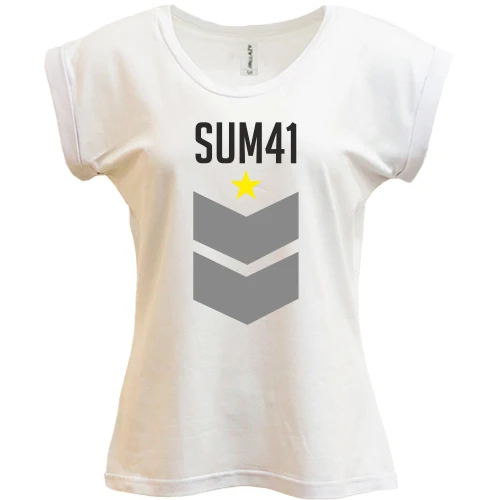Футболка женская PANI, Белый, Sum41
