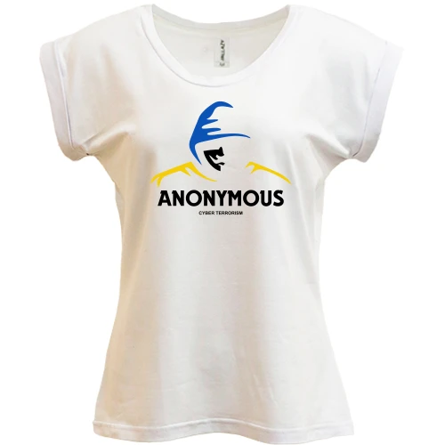 Футболка женская PANI, Белый, Anonymous UA (2)