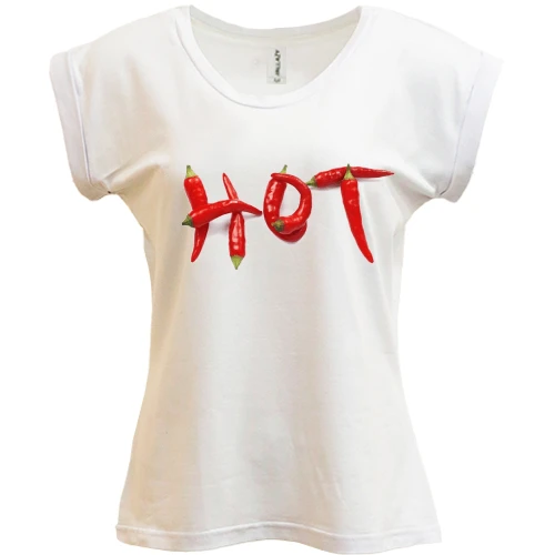 Футболка жіноча PANI, Білий, HOT