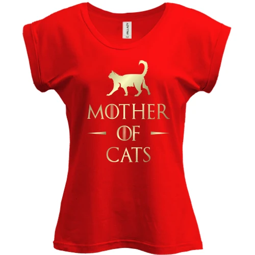 Футболка женская PANI Mother of cats (кошачья мама)