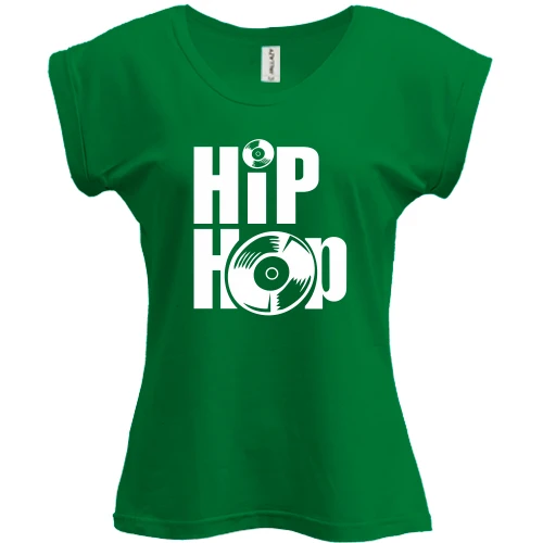 Футболка женская PANI, Белый, I love Hip Hop