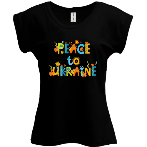 Футболка женская PANI Peace for Ukraine