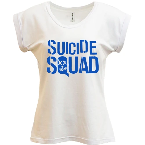 Футболка женская PANI, белый, Suicide Squad (Отряд самоубийц)