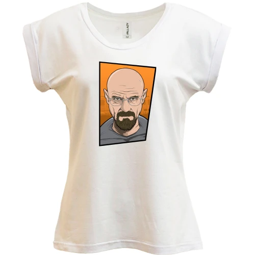 Футболка женская PANI, Белый, Breaking Bad - Хайзенберг Art