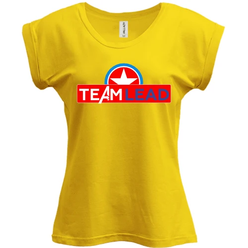 Футболка жіноча PANI, Жовтий, "TeamLead"