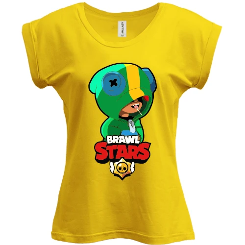 Футболка женская PANI, Желтый, "brawl stars"