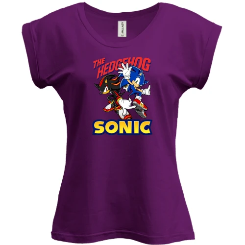 Футболка женская PANI, Фиолетовый, "SONIC"